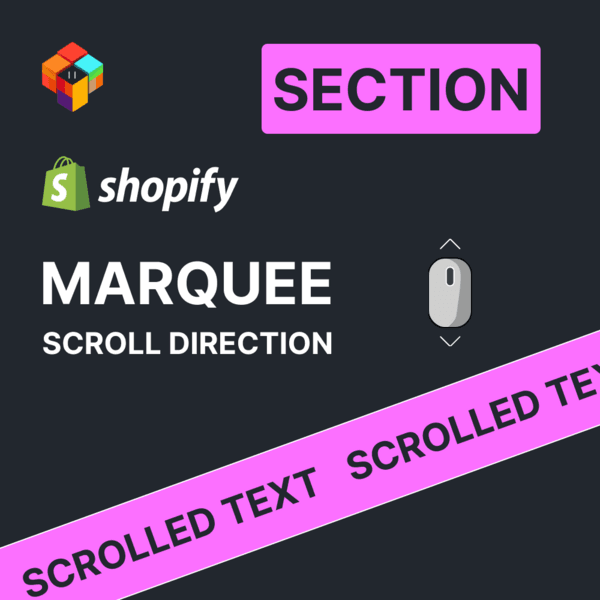 Marquee Customizable Shopify Section (ticker) v.1