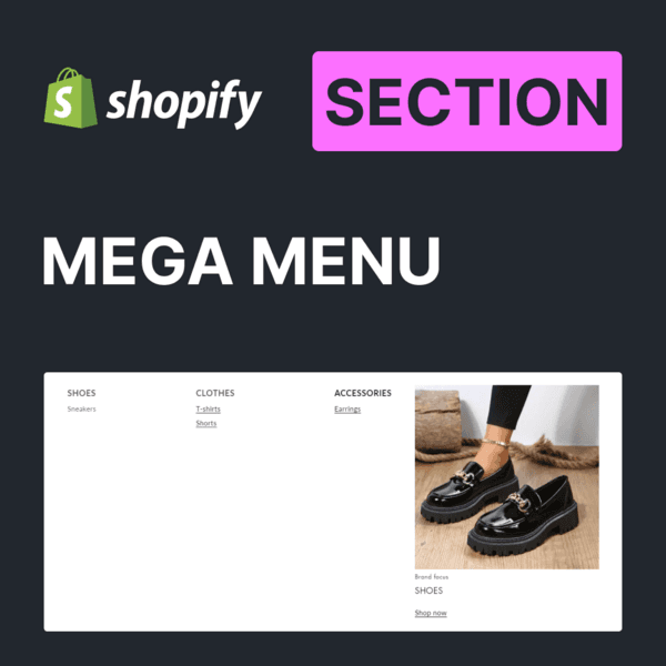 Shopify Mega Menu